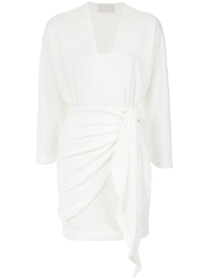 Lilly Sarti Short Envelope Dress - White