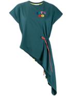 Mira Mikati Drawstring Printed T-shirt - Green