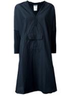 Kristensen Du Nord Pocket-front Dress, Women's, Size: 2, Blue, Cotton/linen/flax