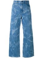 Sonia By Sonia Rykiel - High-rise Cropped Flared Jeans - Women - Cotton/polyester/spandex/elastane - 36, Blue, Cotton/polyester/spandex/elastane