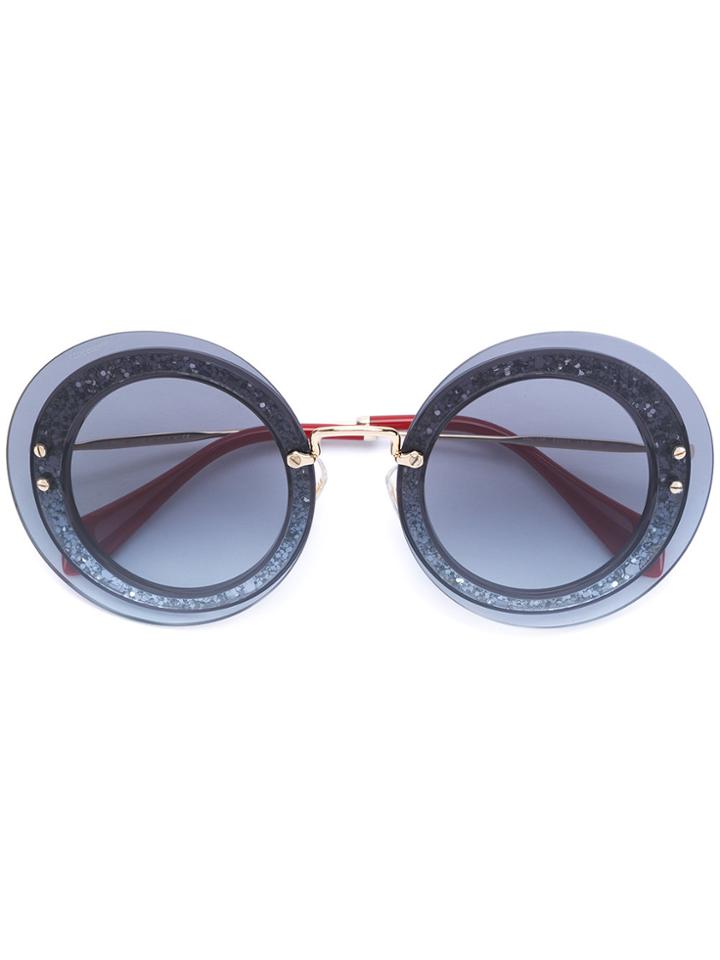 Miu Miu Eyewear Reveal Sunglasses - Blue