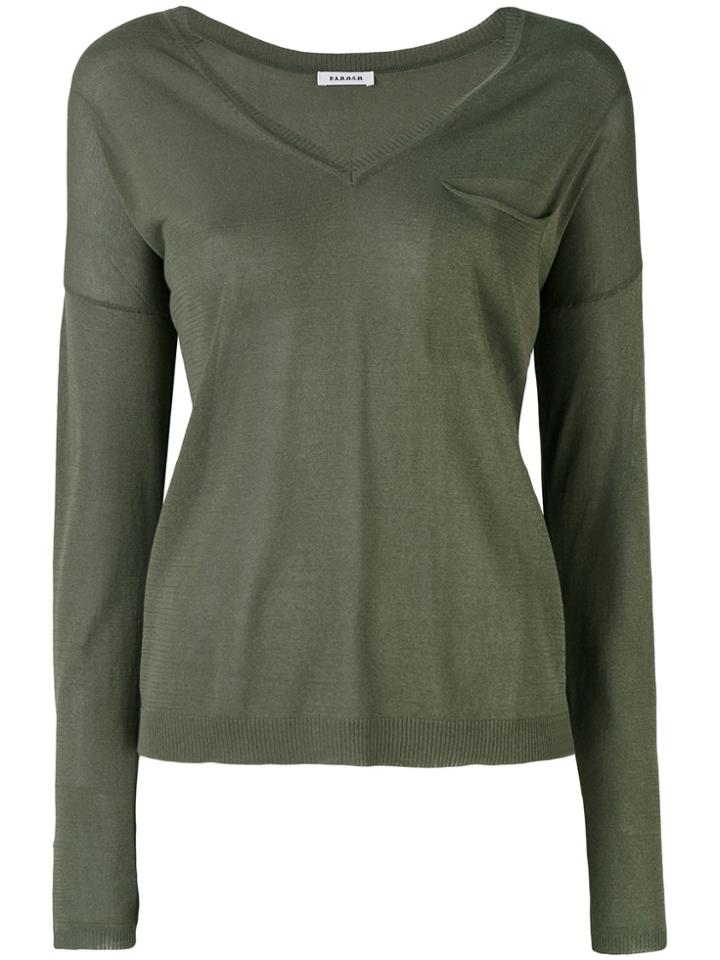 P.a.r.o.s.h. Knitted Sweater - Green