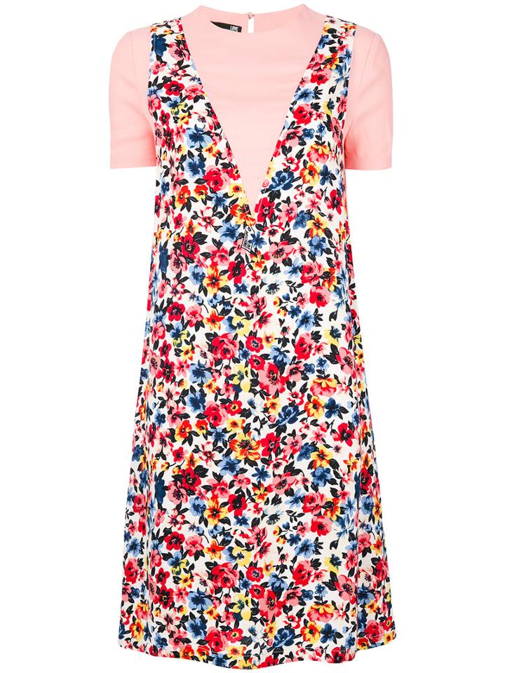 Love Moschino - Floral T-shirt Dress - Women - Viscose - 38, Viscose