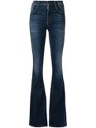 Citizens Of Humanity Flared High Waisted Jeans - Blue