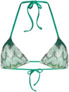 Mc2 Saint Barth Printed Bikini Top - Green