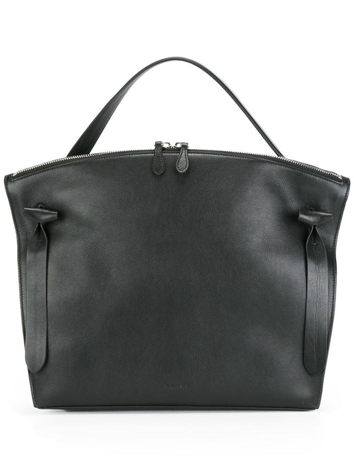 Jil Sander 'hill' Tote - Black