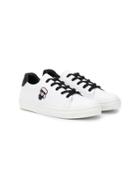 Karl Lagerfeld Kids Teen Ikonik Karl Sneakers - White
