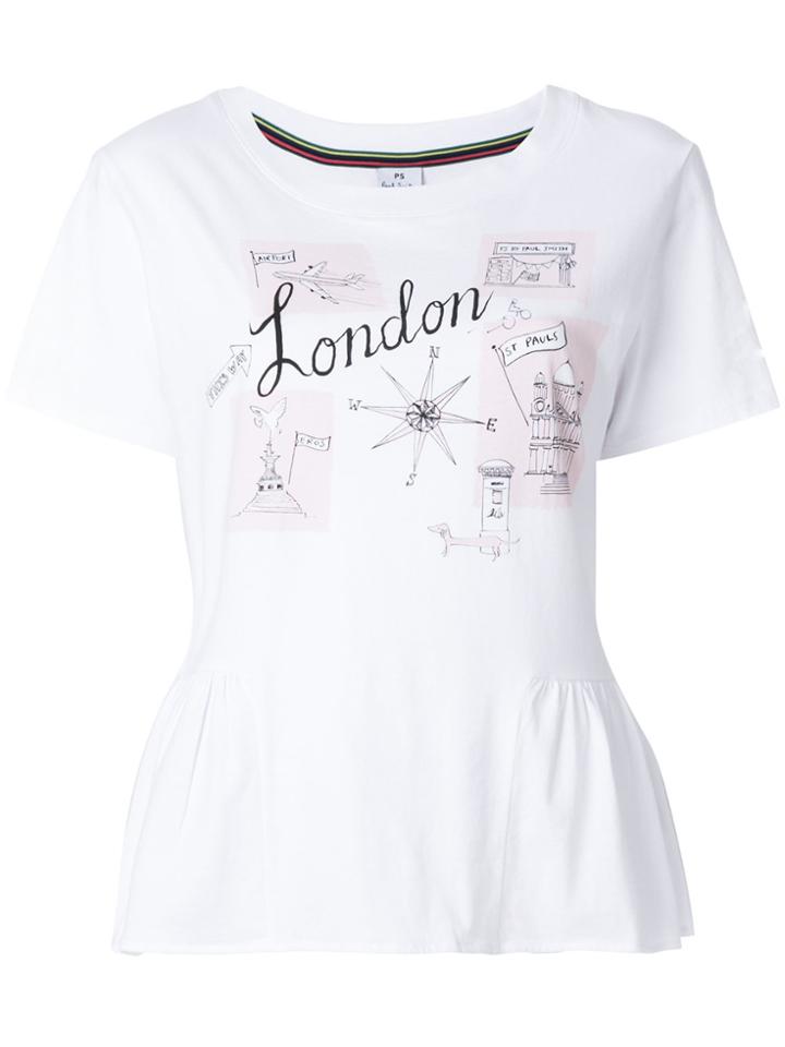 Ps By Paul Smith London Print T-shirt - White