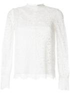 Loveless Paisley Lace Blouse - White
