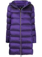 Rrd Quilted Coat - Purple