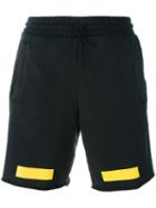 Off-white Arrow Print Shorts, Men's, Size: Small, Black, Cotton