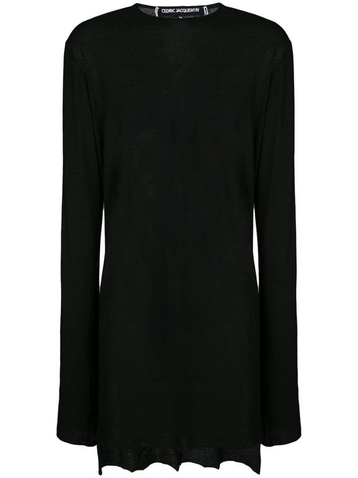 Cedric Jacquemyn Longline Top - Black