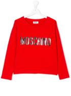 Moschino Kids - Logo Print Sweatshirt - Kids - Cotton/spandex/elastane - 14 Yrs, Red