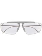 Prada Eyewear Square Frame Sunglasses - Silver
