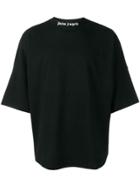 Palm Angels Logo Print Boxy T-shirt - Black