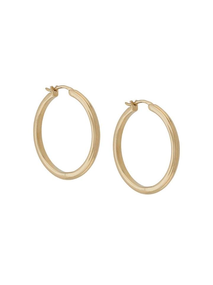 Astley Clarke Medium Linia Hoop Earrings - Gold