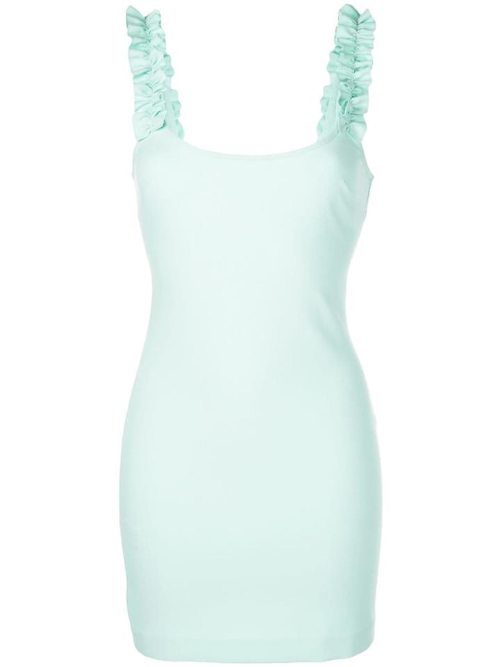 Likely Ruffle Strap Mini Dress - Blue