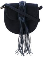 Altuzarra Braided Detail Saddle Bag - Blue