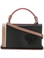 Emilio Pucci Panelled Satchel Bag, Women's, Black