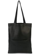 Rick Owens Small Signature Leather Tote - Black