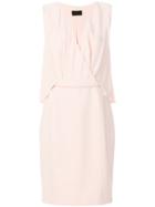 Elisabetta Franchi Sleeveless V-neck Dress - Pink & Purple