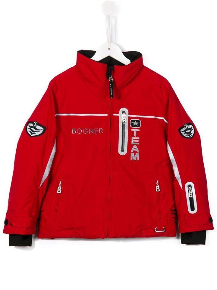 Bogner Kids Zipped Ski Jacket, Boy's, Size: 6 Yrs, Red