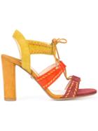 Andrea Gomez Betty Three Tone Sandals - Multicolour