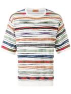 Missoni Multi-stripe Oversized T-shirt - White