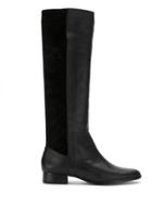 Zeferino High Ankle Leather Boots - Black