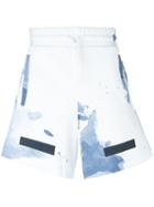 Off-white Drawstring Bermuda Shorts