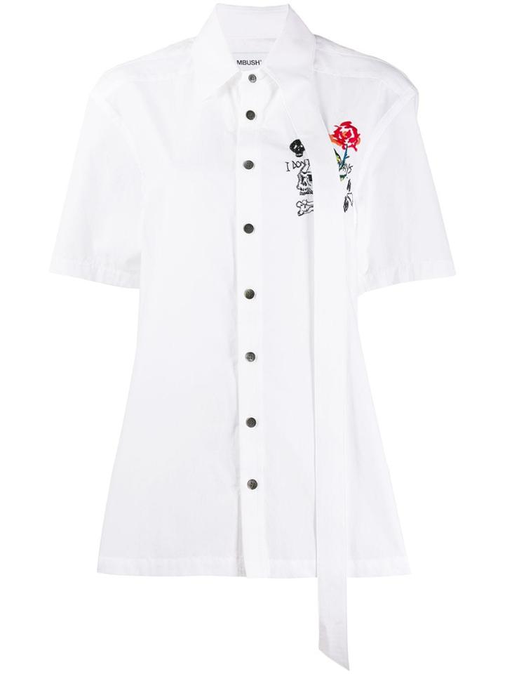 Ambush Embroidered Nerd Shirt - White