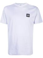 Stone Island Logo Short-sleeve T-shirt - Purple