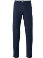 Barba - Classic Chinos - Men - Cotton/spandex/elastane - 46, Blue, Cotton/spandex/elastane