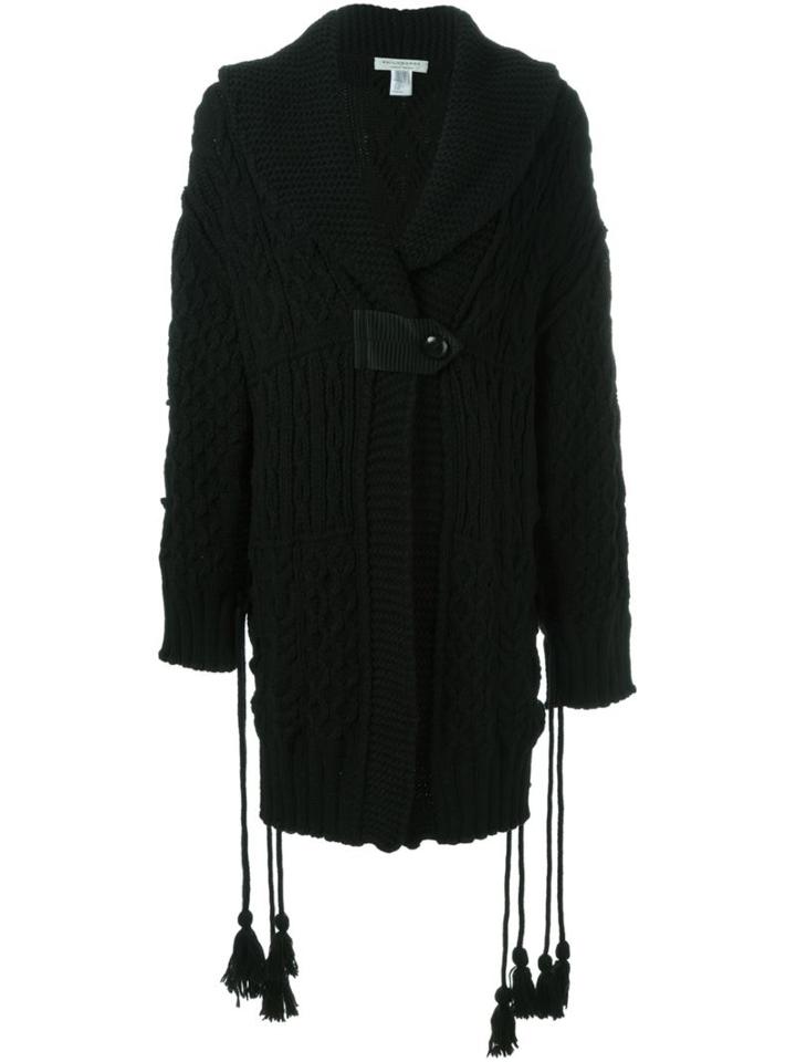 Philosophy Di Lorenzo Serafini Mid Cardi-coat, Women's, Size: 40, Black, Polyamide/virgin Wool