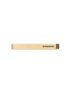 Burberry Engraved Gold-plated Tie Bar