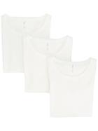 Unravel Project Long Fitted Sweatshirt Three Pack - White