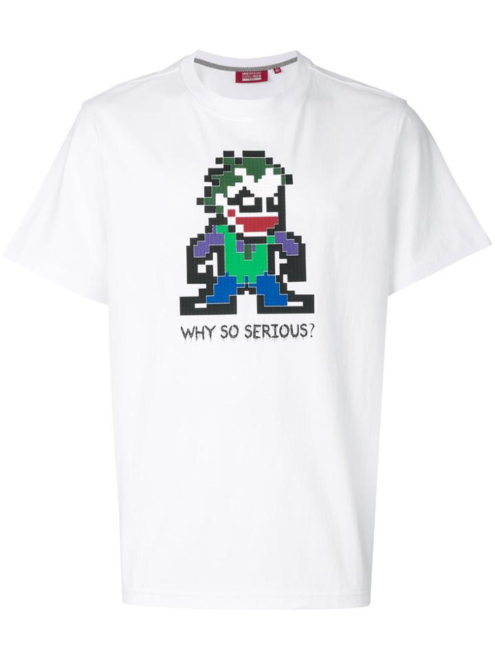 Mostly Heard Rarely Seen 8-bit Pixel Joker T-shirt - White