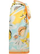 Emilio Pucci Printed Sarong Wrap - Yellow