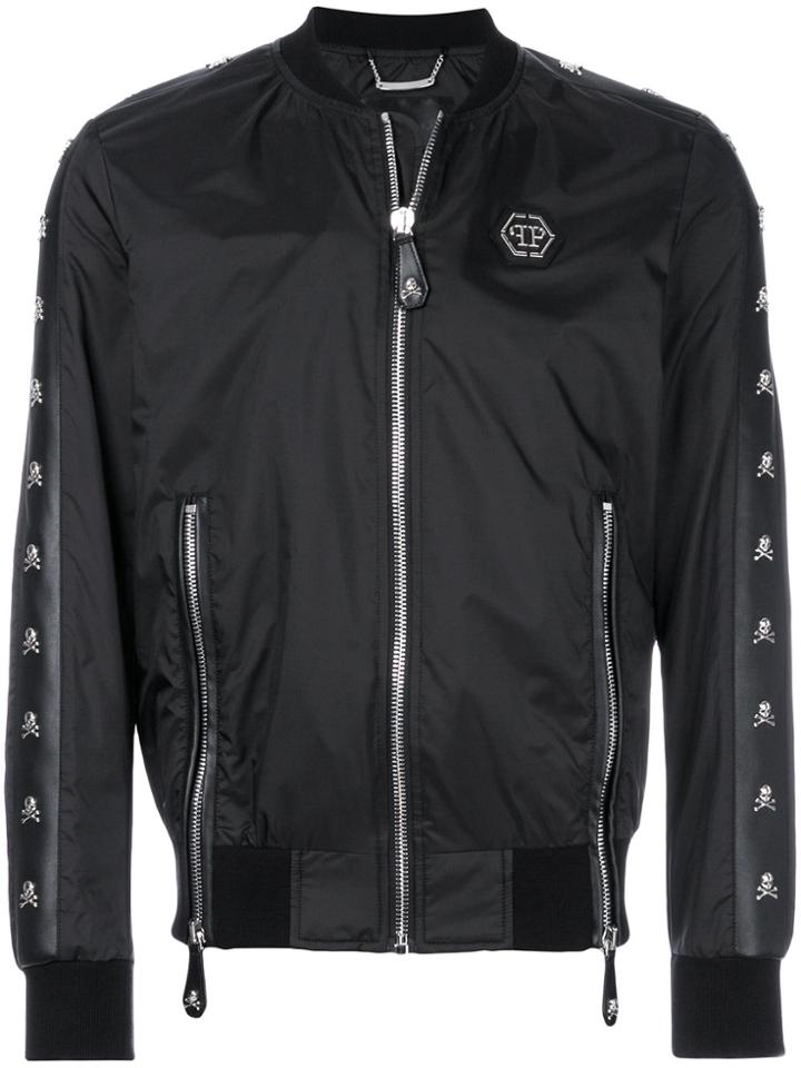 Philipp Plein Asier Bomber Jacket - Black