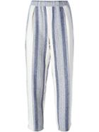 Forte Forte Striped Cropped Trousers