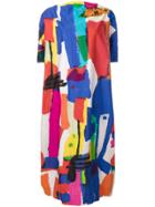 Daniela Gregis Watercolour Print Maxi Dress - Multicolour