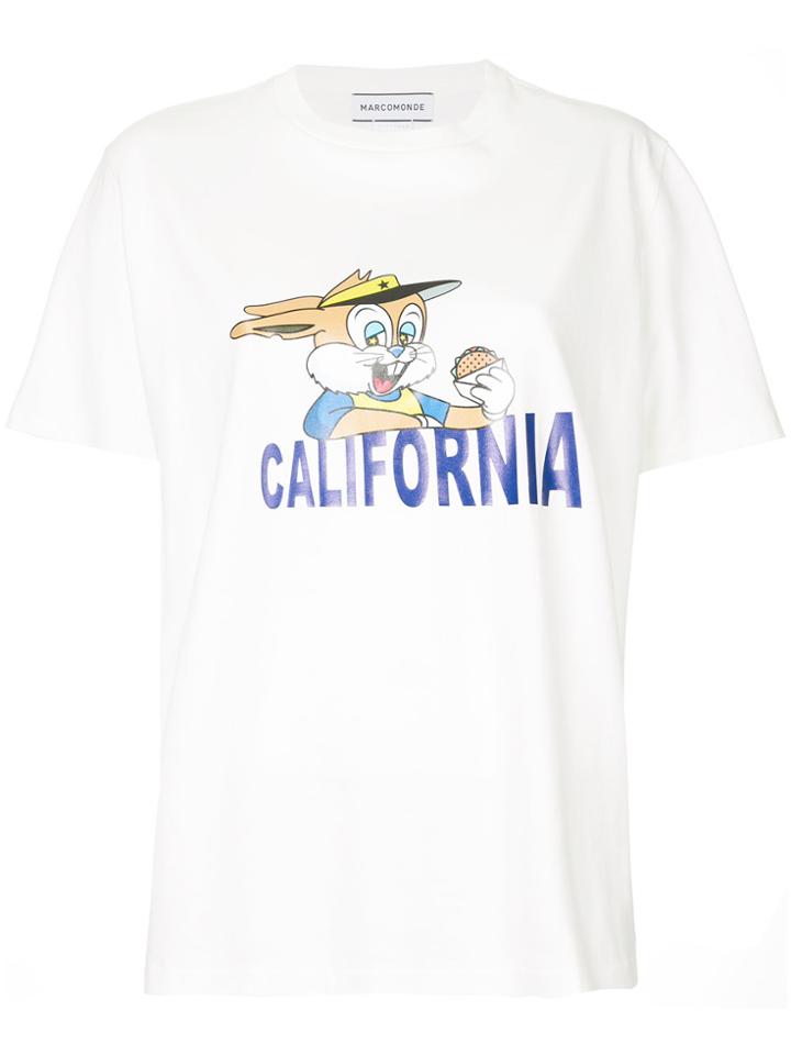 Cityshop California Print T-shirt - White