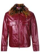 Nicopanda Leather Jacket, Adult Unisex, Size: Small, Red, Leather