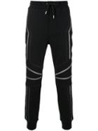 Les Hommes - Contrast Stripe Track Trousers - Men - Cotton - Xl, Black, Cotton