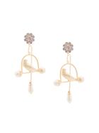 Erdem Birdswing Earring - Pink & Purple
