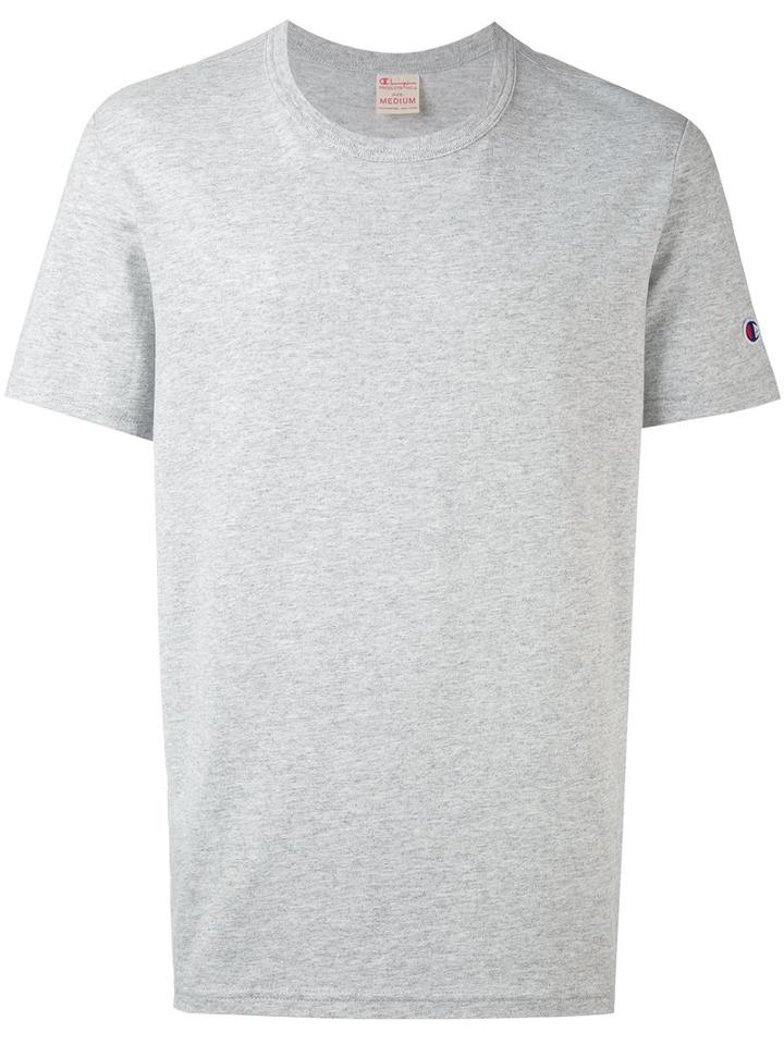 Champion - Classic Plain T-shirt - Men - Cotton/polyester - Xl, Grey, Cotton/polyester