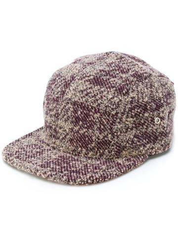 Overhead Textured Cap - Pink & Purple
