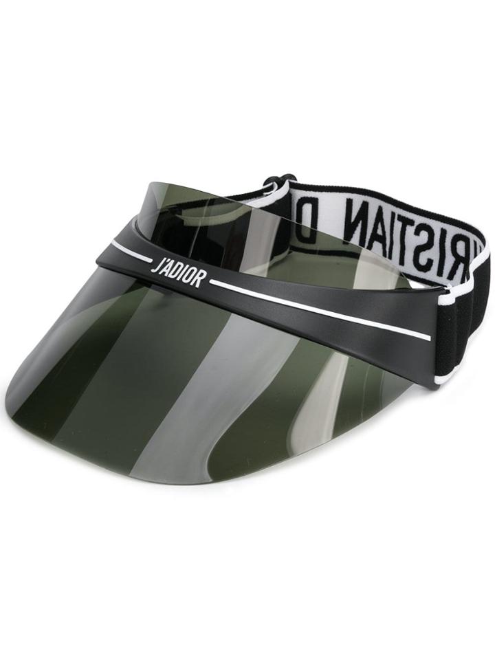 Dior Eyewear Sheer Logo Visor - Black