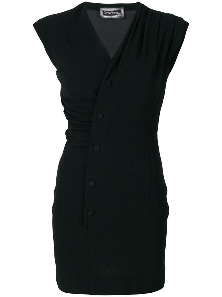 Versace Pre-owned Pinnafor Dress - Black