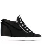 Giuseppe Zanotti Design Contrast Sole Sneakers - Black